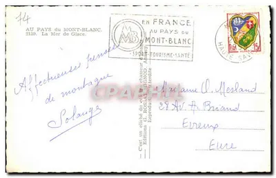 Mont-Blanc — Morze lodowe — SPÉCIAL TOURISME-SANTÉ — Rewers