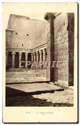 Egito — O Templo de Edfou — Braun & Cie, Paris