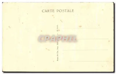 Egito — O Templo de Edfou — Braun & Cie, Paris — Verso
