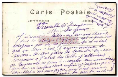 Stara pocztówka Wielka Wojna Arras Widok Małej Piazza i Hotelu Miejskiego po Bombardowaniu Militaria — Rewers