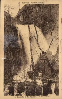 Cachoeira da Roucole, perto de Vic-sur-Cère — O Cantal pitoresco — n°313