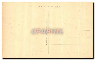 Pont-en-Royans — Stare domy nad Bourne — seria 5900-1 — Rewers