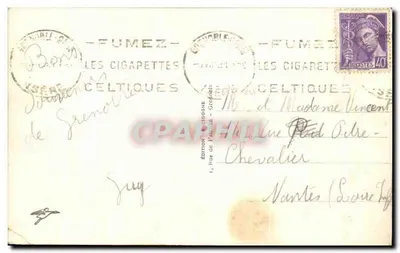 Grenoble — Vista Geral — Édition de l'Albâtre, n°51 — Verso