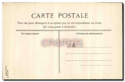 Estátua de Robert Surcouf — Saint-Malo — editada por L.V. & Cie — Verso