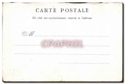 Ponte da Instituição — vista de Paris — editado pelo Bon Marché — Verso