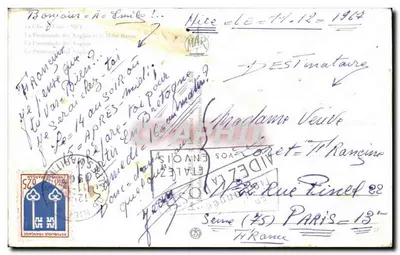 Nice — vue panoramique de la promenade des Anglais et du port — éditeur POSTE THIERS S.A.C.F. — Rückseite