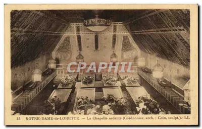 Notre-Dame-de-Lorette — A Capela Ardente (Cordonnier, arq. ; Coin, escult.) — LL n°33