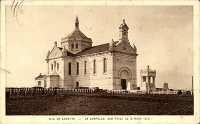 N.D. de Lorette — Krypta. Widok z dnia 19 marca 1928 — wydane przez Braun & Cie