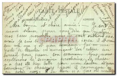 Zamek Anet (E.-et-L.) — Drzwi Karola Złokradnego — G. Poucault, wyd., Dreux — Rewers