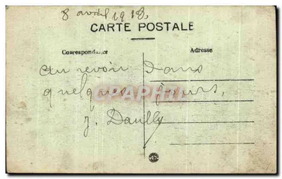 Marselha — Praça da Bolsa — E. L. n°106 — Verso