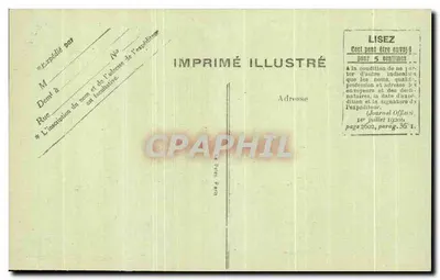Paris - Le Trocadéro — Construit pour l'Exposition de 1878 par Davioud et Bourdais, Hauteur des Tours : 70 mètres — série 4001 — Rewers