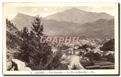 Cluses — Vista Geral — O Pic de Marcilly — LL.
