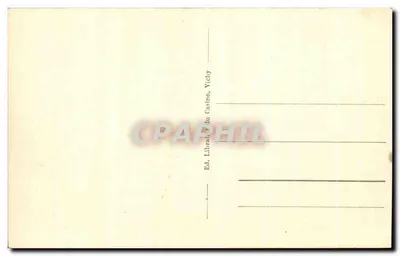 Vichy — Brzegi rzeki Allier — Wyd. Librairie du Casino, Vichy, nr 142 — Rewers