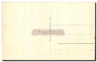 Okręgi Vichy — Dolina Jolan i Droga Malavaux — Wyd. Librairie du Casino, Vichy — Rewers