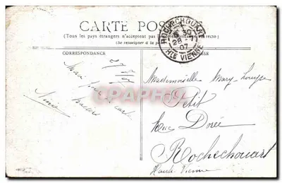 Vichy — LA GRANDE GRILLE — Editor: Blanchet, n° 52 — Verso
