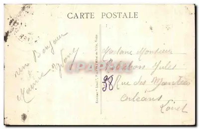 Vichy - Basen Cyganiów — Wydawca Idéal, nr 409 — Rewers