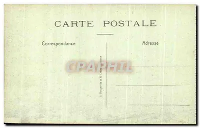 A Fazenda de CRAVENÇON e a Cruz de Ferro — Ruínas após a guerra — B. Nougarède e H. Lapin, Noisy-le-Sec — Verso