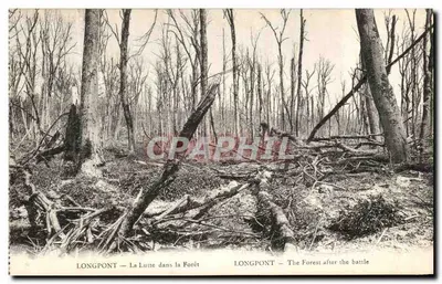 LONGPONT — A Luta na Floresta — E. Nougardode e H. Lestant, Soissons