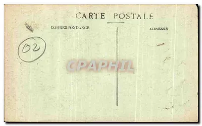 Soissons (Aisne) — Canto da rua e Torre de São João após o bombardeio — Marcel Delboy, Fototipia, Bornel — Verso