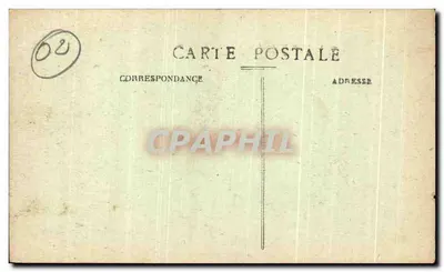 Soissons (Aisne) — Pośle bombardowania — Efekty śniegu na placu — Fotot. Marcel Delboy, Bordeaux — Rewers