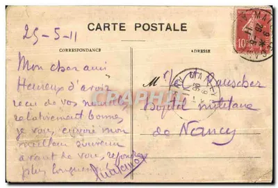 Camp de Mailly — Vue des Tentes — G. Marechal, Maillis-le-Camp - L. G. — Verso