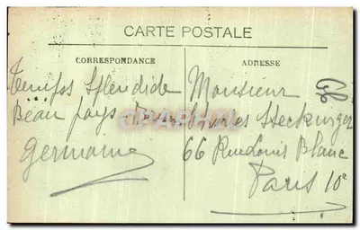 Digne (B.-A.) — O Pic de Couard e o Cheval Blanc — Editor L. DUMON, n° não visível — Verso