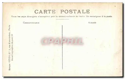 Rouen — Statua Napoleona I — Wydawca Etoile, Paryż — Rewers