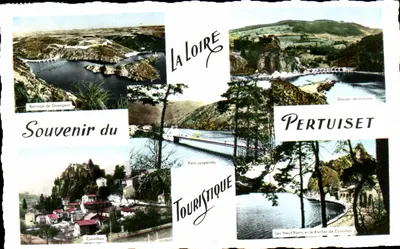 A Loire — Barragem de Grangent, Gorges da Loire, Cornillon — Baure, editora Interdite
