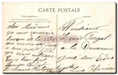 PARIS — Le Jardin des Tuileries et le Pavillon de Marsan — Éditeur ELD, n° 932 — Verso