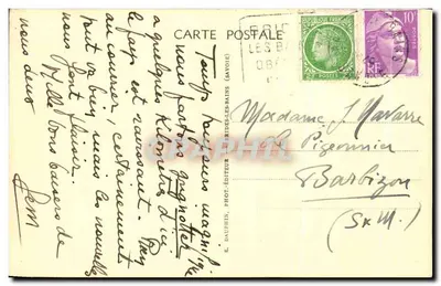 Arredores de BRIDES-LES-BAINS — Nossa Senhora das Neves — Verso