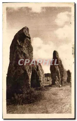 Alignements mégalithiques de Ker - Carnac (Morbihan) — Éditeur : Éditions d'Art « GUY », rue de la Croix-de-la-Bretagne, reproduction française