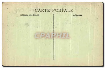 Bilhete postal antigo Marseille Igreja das Reformas e Monumento dos Móveis — Verso