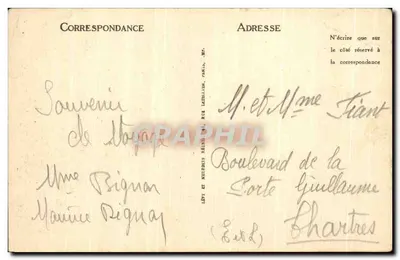Bordeaux — Panorama — Katedra i Duża Bęben — LL — Rewers