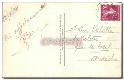 La Grave - Ogólny widok Meije — Gep, n° 5604104 — Rewers