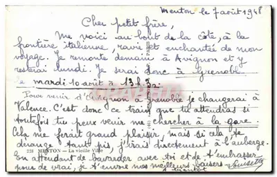 Menton — De oude stad — n°228 — Achterkant