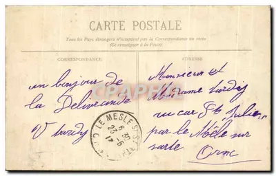 Notre-Dame de la Délivrande — Souvenir de La Madeleine-les-Lille (Nord) — H. Bonamy — Rewers