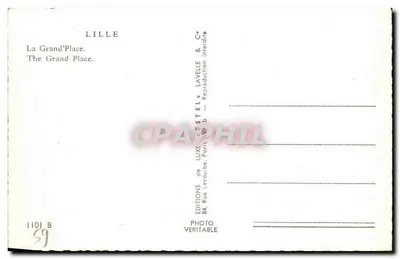 Lille — A Grand'Place — Estel — Verso