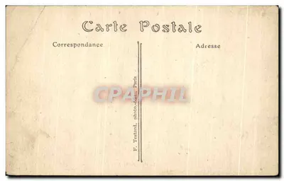 Le Curé de Pontoise — scène de sermon dans une église — éditeur E.M. n°2584 — Verso