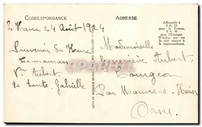 Le Havre — Durante a Tempestade — LL, n°727 — Verso