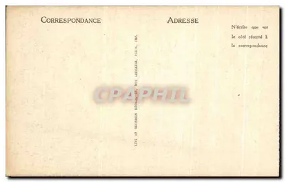 Marseille - La Corniche, Pont de la Fausse-Monnaie — LL, n° 185 — Rewers