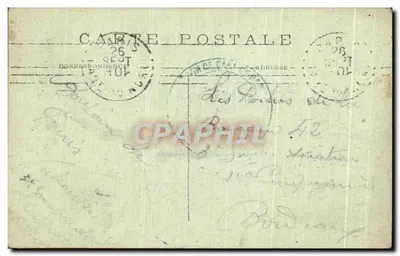 Paris – O Hotel de Ville — M. J. — n° 527 — Verso