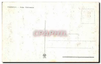 Arco Valaresco — Padova — n° 60345 — Verso