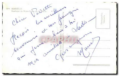 Basílica de Nossa Senhora da Guarda — Marselha — editada por Ryner — Verso