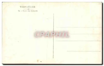 Versailles — Sala do Conselho — 24 — Verso