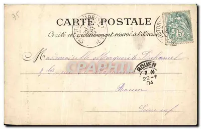 El Hotel de Sens — París — L. J. & Cie, Angoulême-París — Reverso