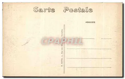 Bosque de Fontainebleau — La Roche suspendue — F. DAVID, Rue des Réserailles, Verrailles — Reverso
