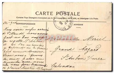 Bois de Vincennes — Pont des Îles — editor Miles Laurian, série 37 — Verso
