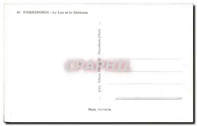 Pierrefonds — Jezioro i Zamek — Wydawnictwo DBI (Oise) — Rewers