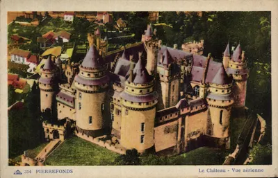 PierreFonds — Zamek — Widok z góry — C.P. APS, Strasbourg, nr 314