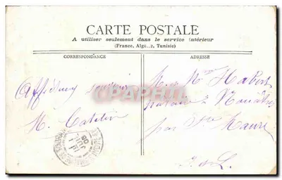Bordeaux — Katedra św. Krzyża — Stacach, nr 78 — Rewers